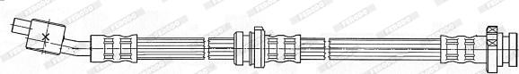 Ferodo FHY3109 - Тормозной шланг autospares.lv