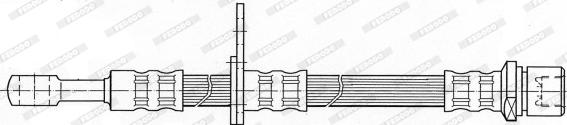 Ferodo FHY3104 - Тормозной шланг autospares.lv