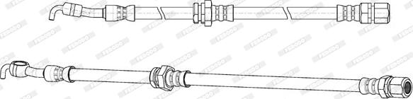 Ferodo FHY3113 - Тормозной шланг autospares.lv