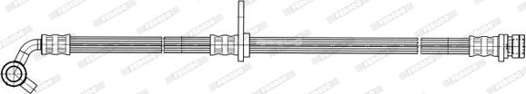 Ferodo FHY3239 - Тормозной шланг autospares.lv