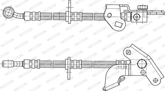 Ferodo FHY3229 - Тормозной шланг autospares.lv