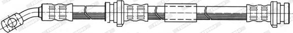 Ferodo FHY2952 - Тормозной шланг autospares.lv