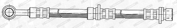 Ferodo FHY2469 - Тормозной шланг autospares.lv