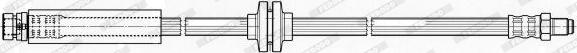 Ferodo FHY2613 - Тормозной шланг autospares.lv