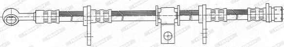 Ferodo FHY2293 - Тормозной шланг autospares.lv