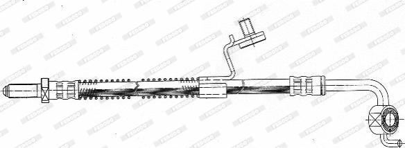 Ferodo FHY2274 - Тормозной шланг autospares.lv