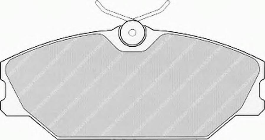 Ferodo FQT1420 - Тормозные колодки, дисковые, комплект autospares.lv