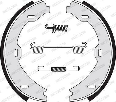 Ferodo FSB4307 - Комплект тормозных колодок, барабанные autospares.lv