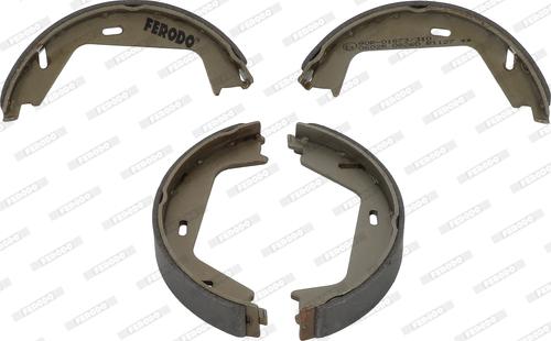 Ferodo FSB645 - Комплект тормозов, ручник, парковка autospares.lv