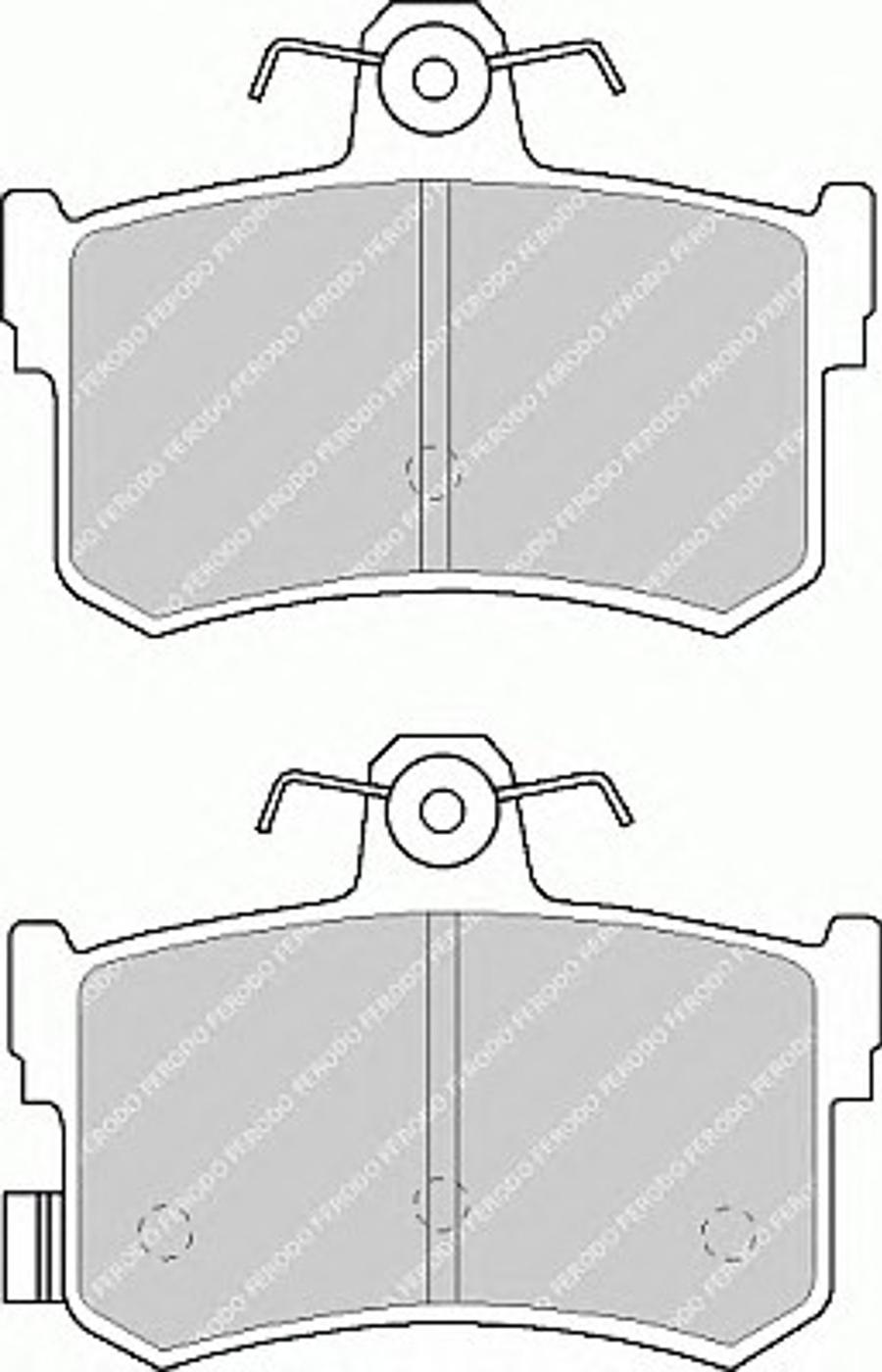 Ferodo FSL917 - Тормозные колодки, дисковые, комплект autospares.lv