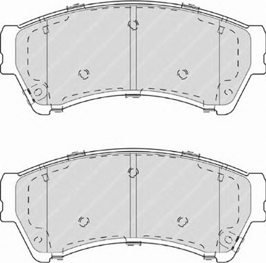 Ferodo FSL4062 - Тормозные колодки, дисковые, комплект autospares.lv