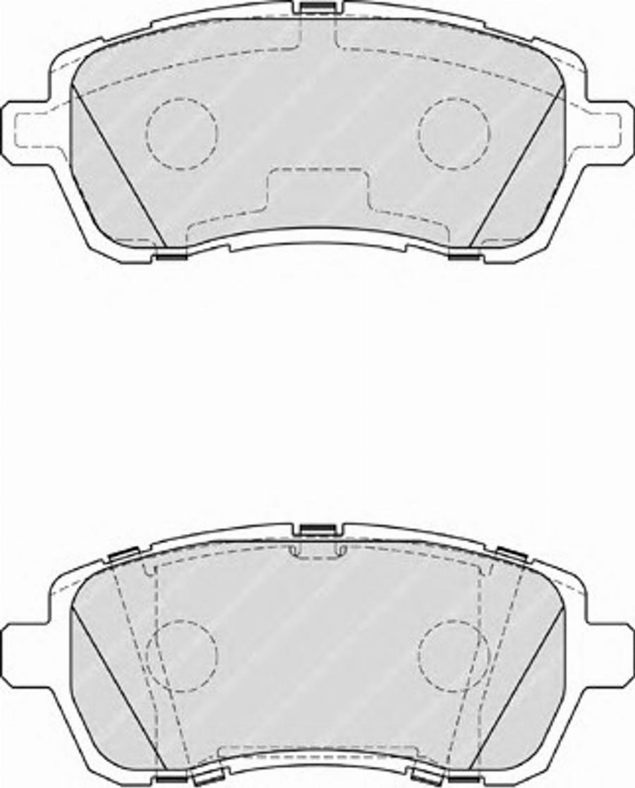 Ferodo FSL4179 - Тормозные колодки, дисковые, комплект autospares.lv