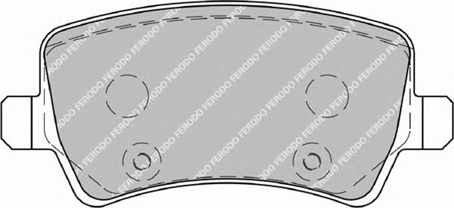 Ferodo FSL1918 - Тормозные колодки, дисковые, комплект autospares.lv