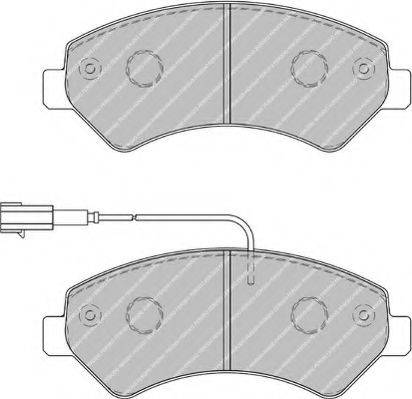 Ferodo FSL1925 - Тормозные колодки, дисковые, комплект autospares.lv