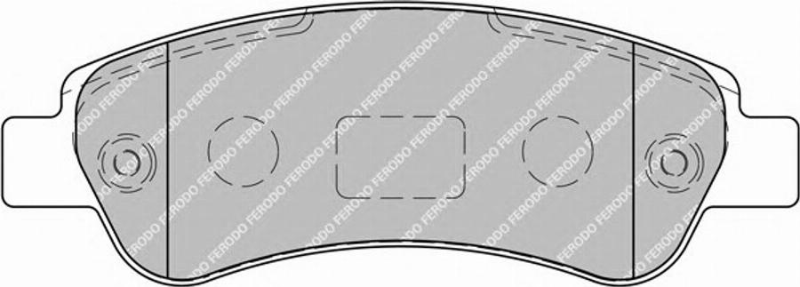 Ferodo FSL1927 - Тормозные колодки, дисковые, комплект autospares.lv