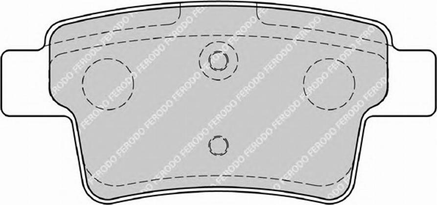 Ferodo FSL1973 - Тормозные колодки, дисковые, комплект autospares.lv