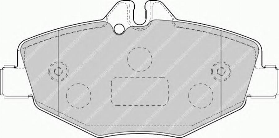 Ferodo FSL1414 - Тормозные колодки, дисковые, комплект autospares.lv