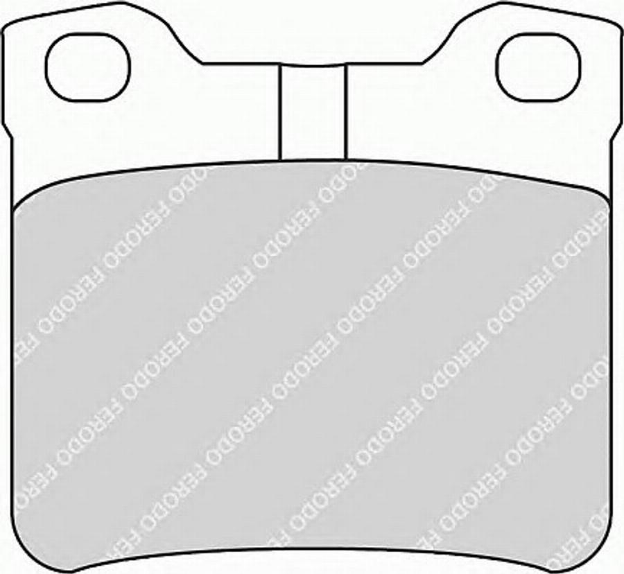 Ferodo FSL1415 - Тормозные колодки, дисковые, комплект autospares.lv