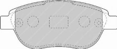 Ferodo FSL1476 - Тормозные колодки, дисковые, комплект autospares.lv