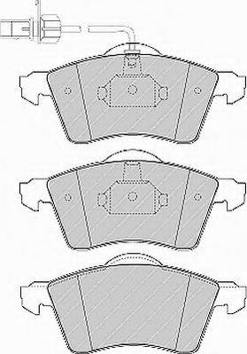 Ferodo FSL1518 - Тормозные колодки, дисковые, комплект autospares.lv