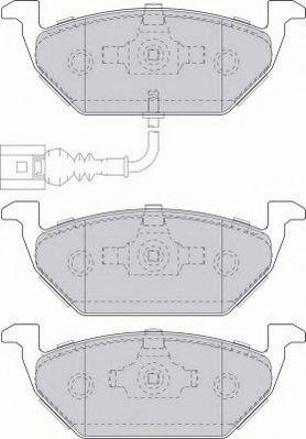 Ferodo FSL1635 - Тормозные колодки, дисковые, комплект autospares.lv