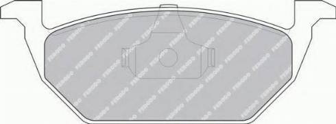 Ferodo FSL1094 - Тормозные колодки, дисковые, комплект autospares.lv