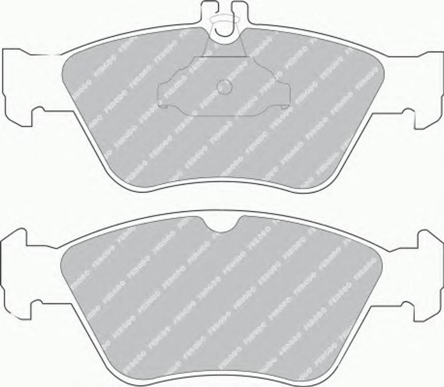 Ferodo FSL1049 - Тормозные колодки, дисковые, комплект autospares.lv