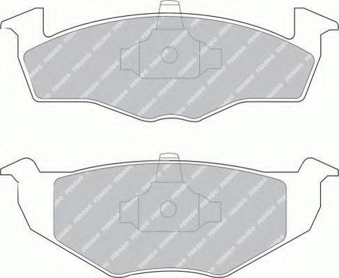 Ferodo FSL1054 - Тормозные колодки, дисковые, комплект autospares.lv