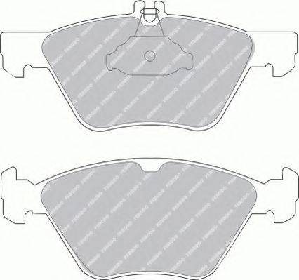 Ferodo FSL1050 - Тормозные колодки, дисковые, комплект autospares.lv