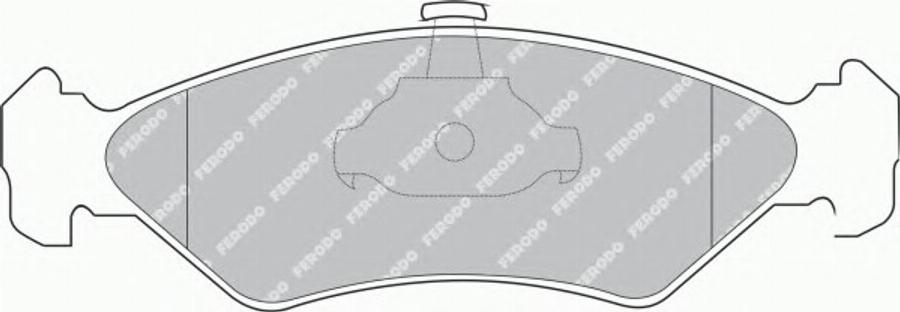 Ferodo FSL1082 - Тормозные колодки, дисковые, комплект autospares.lv