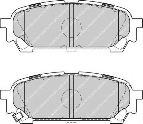 Ferodo FSL1861 - Тормозные колодки, дисковые, комплект autospares.lv