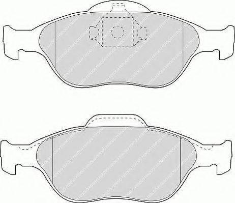 Ferodo FSL1394 - Тормозные колодки, дисковые, комплект autospares.lv