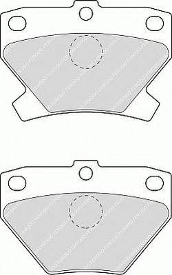 Ferodo FSL1395 - Тормозные колодки, дисковые, комплект autospares.lv