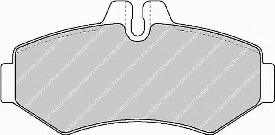 Ferodo FSL1306 - Тормозные колодки, дисковые, комплект autospares.lv