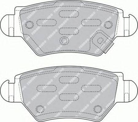 Ferodo FSL1294 - Тормозные колодки, дисковые, комплект autospares.lv