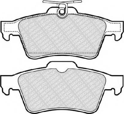 Ferodo FSL1766 - Тормозные колодки, дисковые, комплект autospares.lv