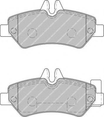 Ferodo FSL1780 - Тормозные колодки, дисковые, комплект autospares.lv