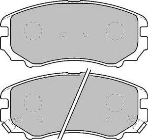 Ferodo FSL1733 - Тормозные колодки, дисковые, комплект autospares.lv