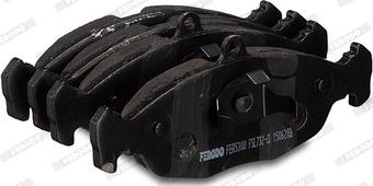 Ferodo FSL732-D - Тормозные колодки, дисковые, комплект autospares.lv