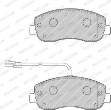 Ferodo FVR4347 - Тормозные колодки, дисковые, комплект autospares.lv