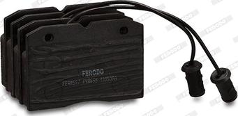 Ferodo FVR655-D - Тормозные колодки, дисковые, комплект autospares.lv