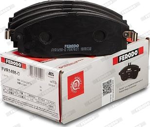 Ferodo FVR1498-D - Тормозные колодки, дисковые, комплект autospares.lv