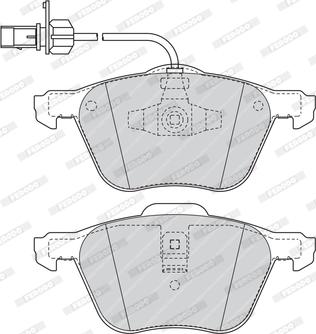 Ferodo FVR1497 - Тормозные колодки, дисковые, комплект autospares.lv