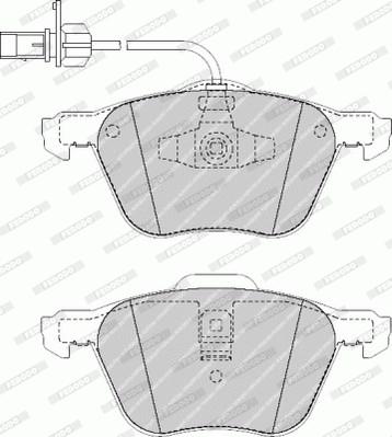 Ferodo FVR1497 - Тормозные колодки, дисковые, комплект autospares.lv