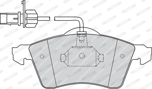 Ferodo FVR1518 - Тормозные колодки, дисковые, комплект autospares.lv