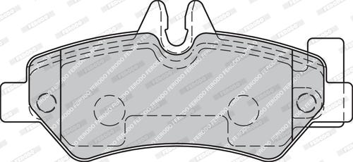 Ferodo FVR1780 - Тормозные колодки, дисковые, комплект autospares.lv