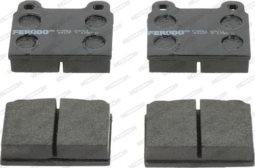 Ferodo FVR84 - Тормозные колодки, дисковые, комплект autospares.lv