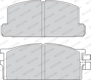 Ferodo FVR295 - Тормозные колодки, дисковые, комплект autospares.lv