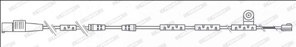 Ferodo FWI353 - Сигнализатор, износ тормозных колодок autospares.lv