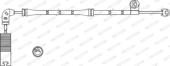 Ferodo FWI319 - Сигнализатор, износ тормозных колодок autospares.lv